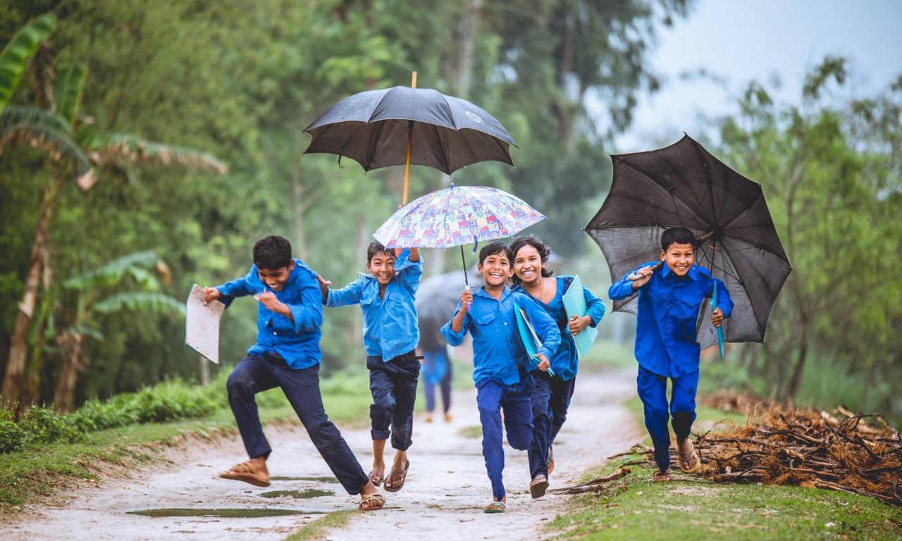 বৃষ্টি ভেজা সবুজ এর মাঝে